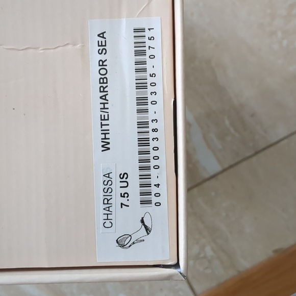 Madison by ShoeDazzle  Charissa White/ Harbor Sea Light Blue stiletto 7.5 - Picture 4 of 4